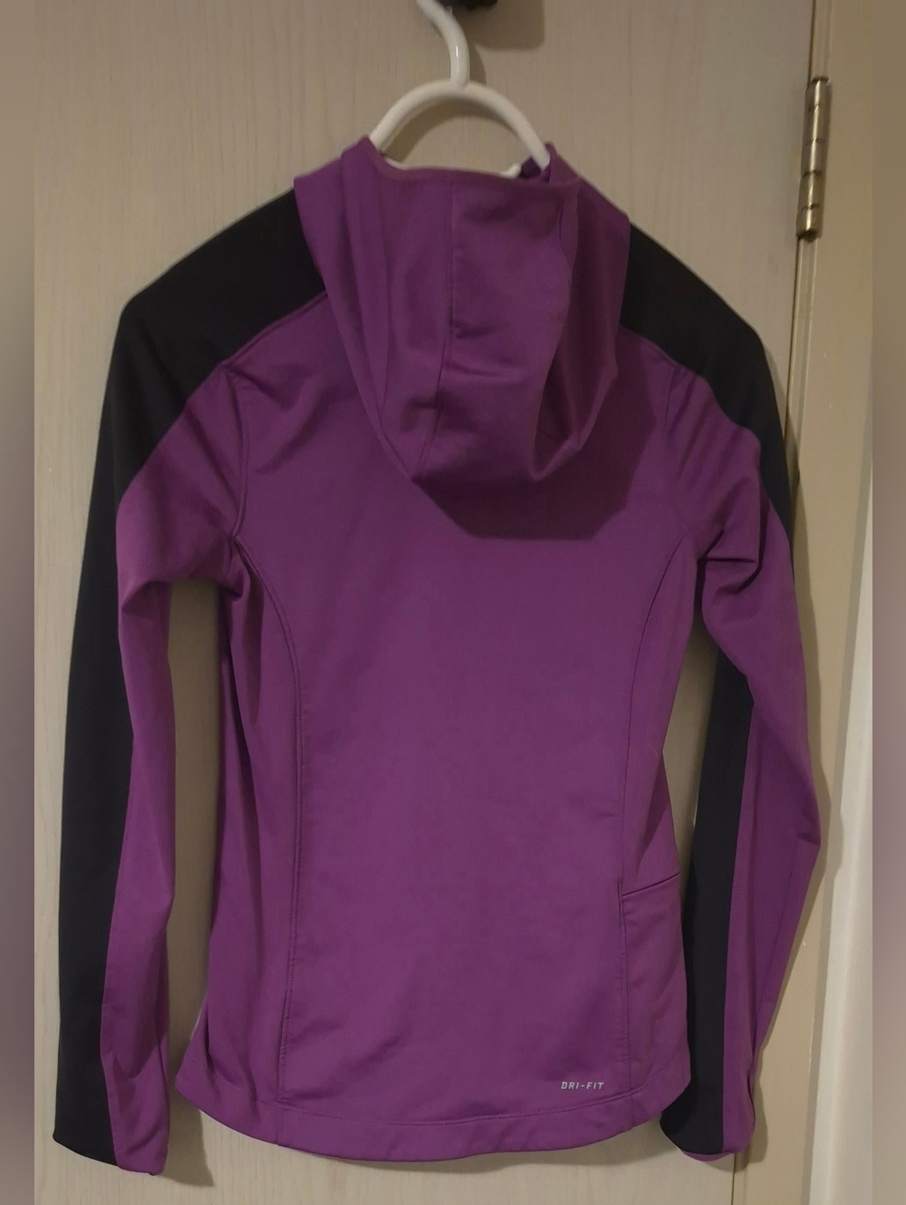 Nike Running Dri-FIT Half Zip Hooded Pullover Purple/Black (XS) - Picture 2 of 5